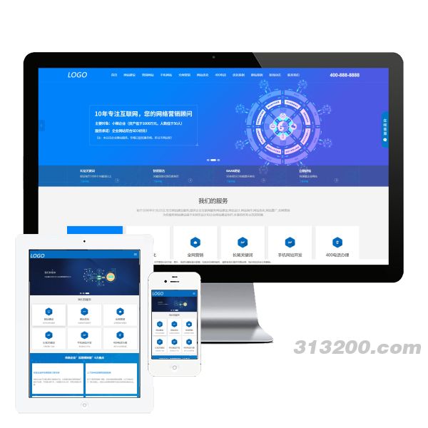 IT网络建站公司 互联网营销企业网站